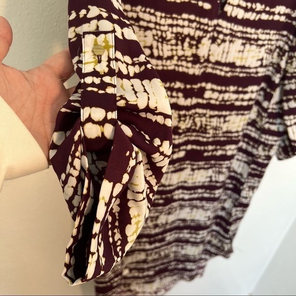 Mossimo Shift Dress Purple White Geometric - Picture 4 of 8